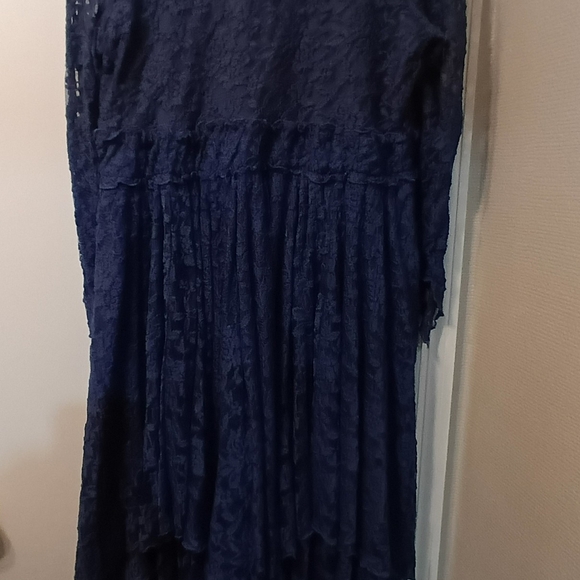 The Pyramid Collection Midnight Blue Lace Dress - Picture 9 of 9